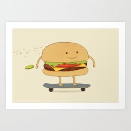Fast Food Art Print