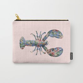 FLORAL LOBSTER Carry-All Pouch