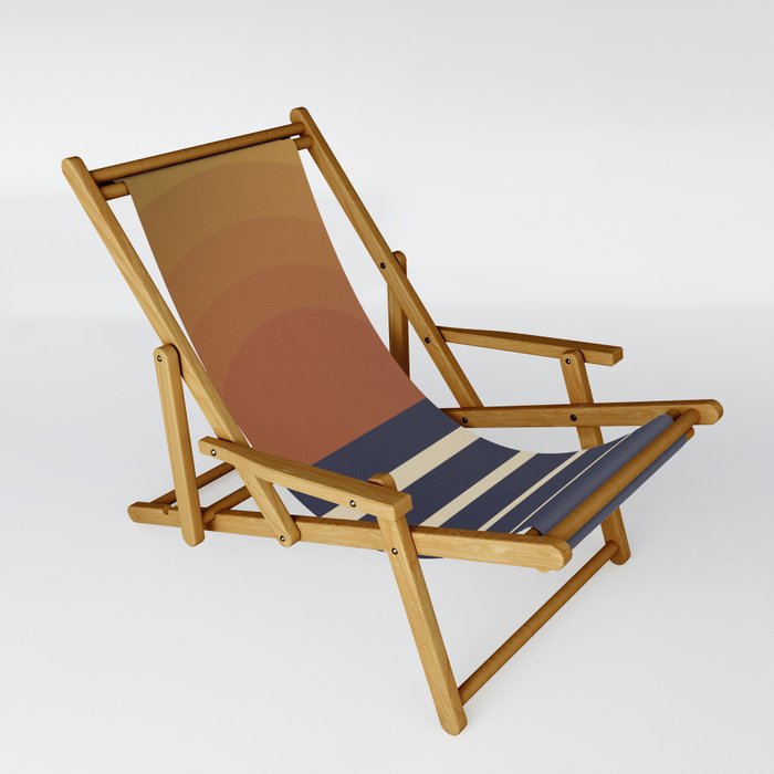 Retro Sunset Sling Chair
