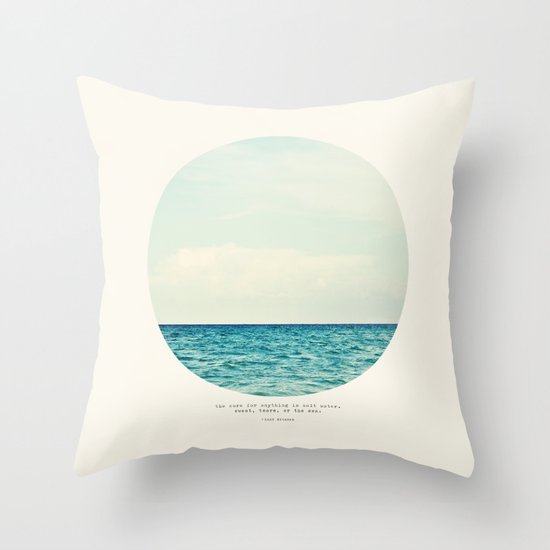 Salt Water Cure Throw Pillow