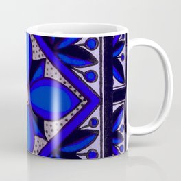 talavera mexican tile in blu Mug