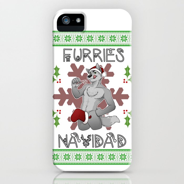 furries navidad iphone case