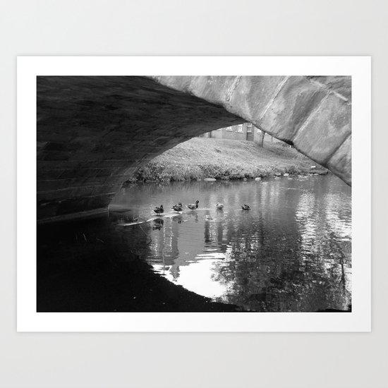 Under the Bridge #1 Art Print