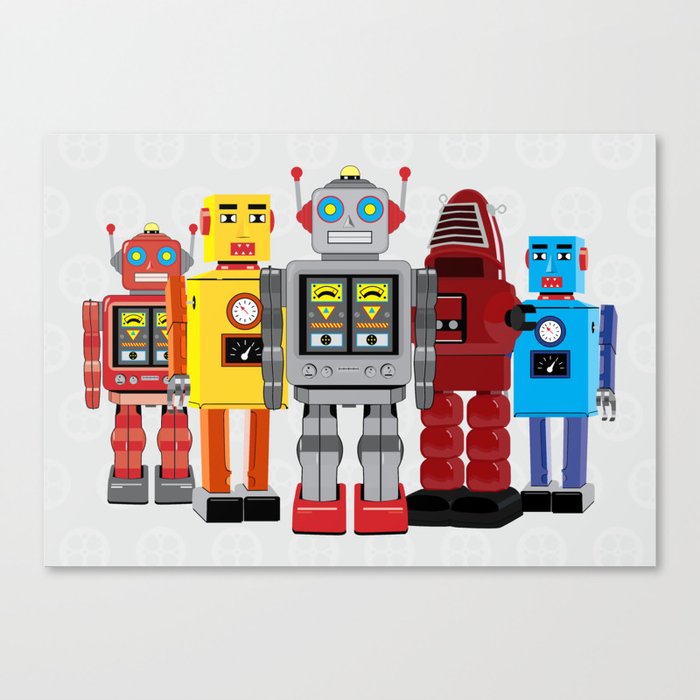 robots Canvas Print
