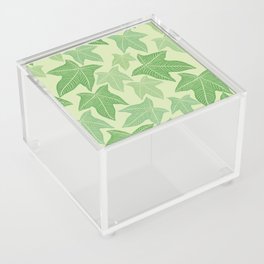 Kukui Leaves - Green Acrylic Box