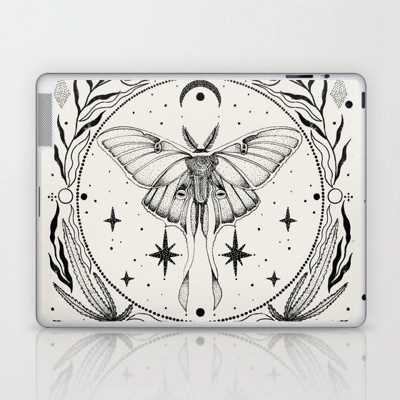 Luna Moth III Laptop & iPad Skin