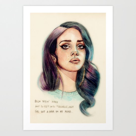 I've Got A War In My Mind Art Print