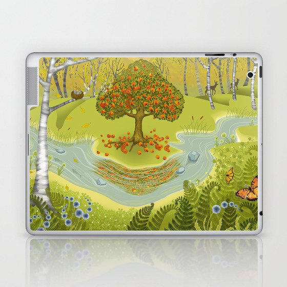Magic Green Forest Laptop & iPad Skin
