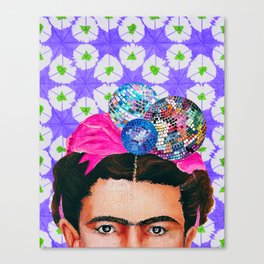 Disco Frida Canvas Print
