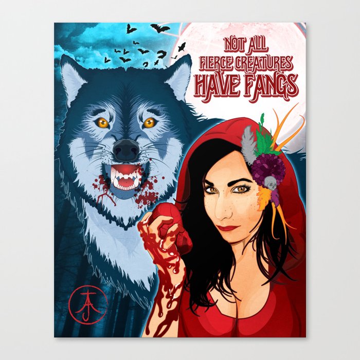 Not All Fierce Creatures Have Fangs Canvas Print