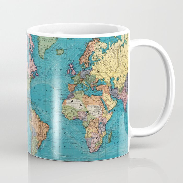 Map Of The World Mug