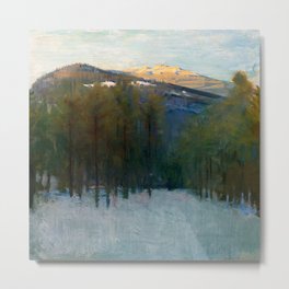 Abbott Handerson Thayer - Mount Monadnock Metal Print | Acrylic, Oldmasters, Landscape, Painting, Oil, Thayer, Nature 