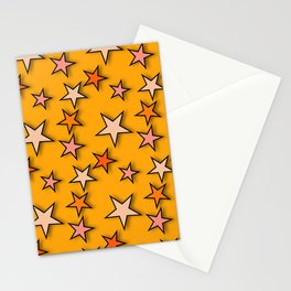 y2k-star yellow Stationery Card