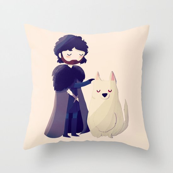 Night Gathers Throw Pillow