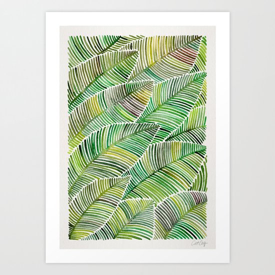 Tropical Green Art Print