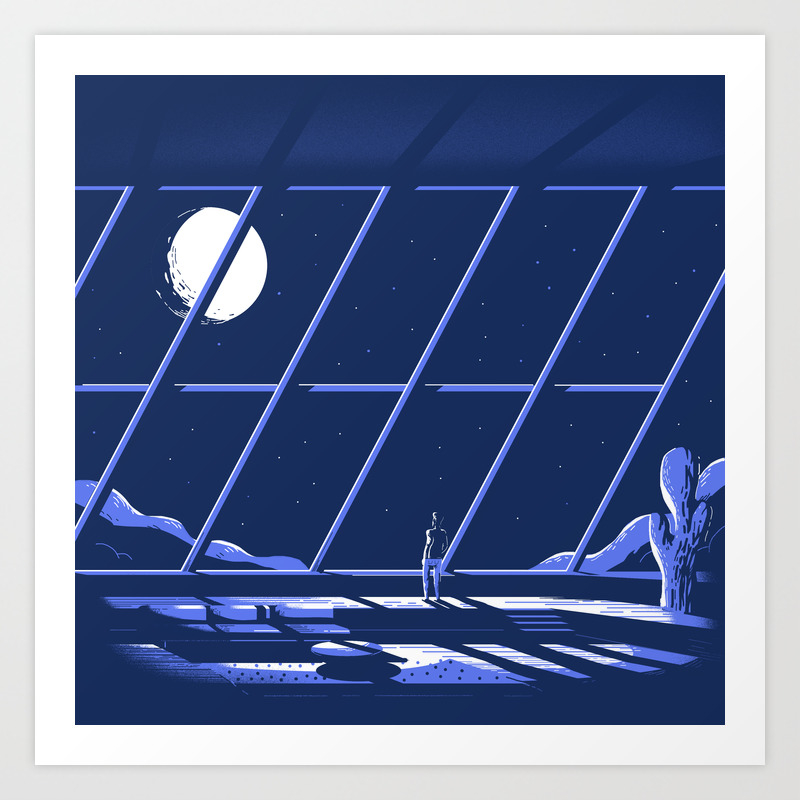 Clair De Lune Art Print By Clementbarbe Society6