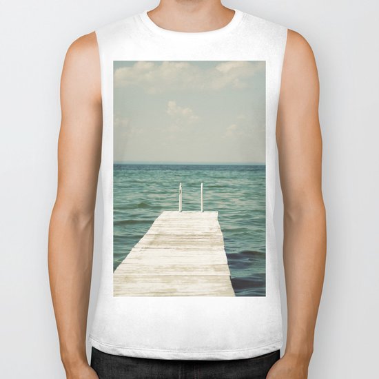 Mint Lake Escape Biker Tank