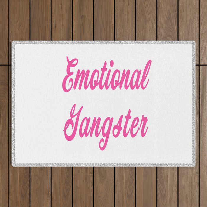 Emotional Gangster Outdoor Rug