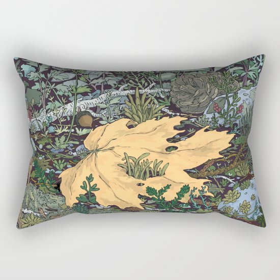ian leaf Rectangular Pillow