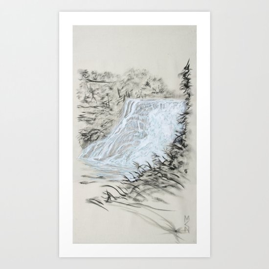 Local Gem # 6 - Ithaca Falls Art Print