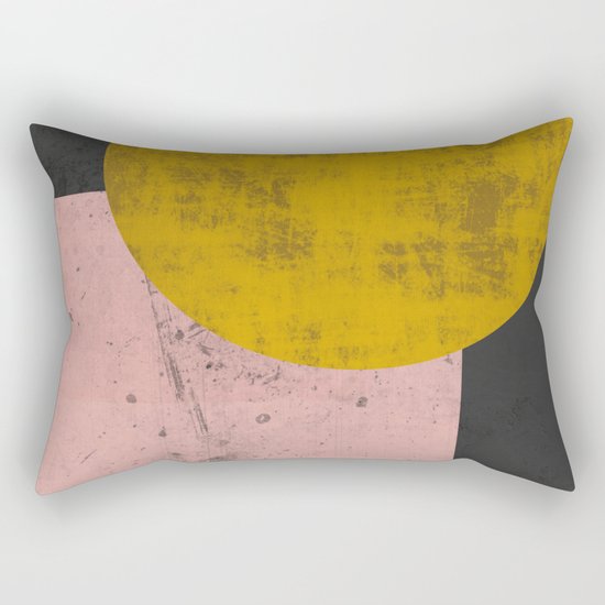 Gold moon Rectangular Pillow