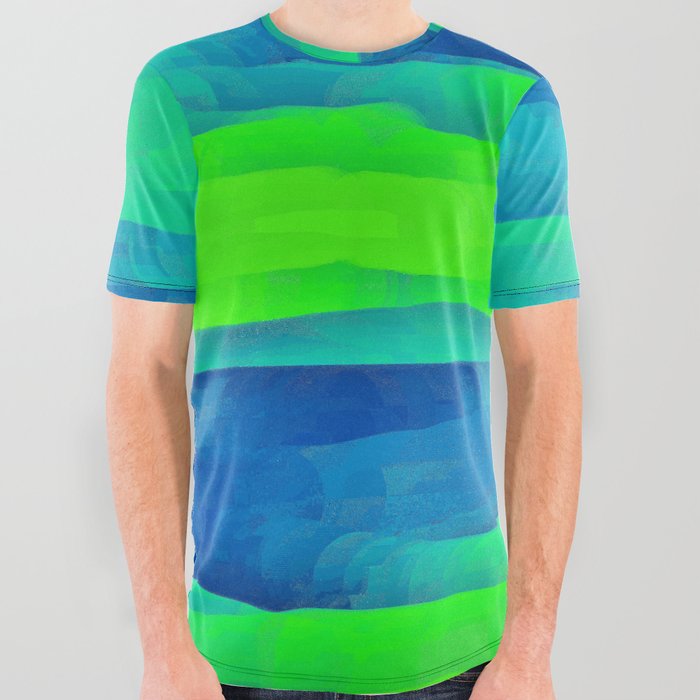 Lime green best sale and blue shirt
