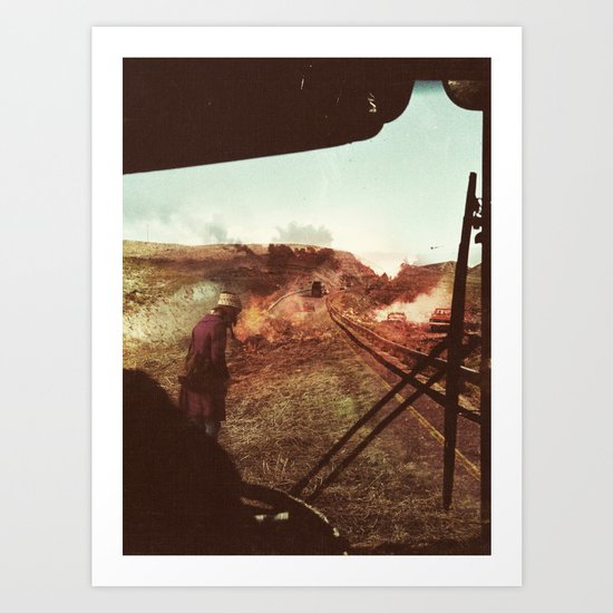 End Of The Road Art Print