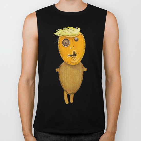 Orange Doll Biker Tank