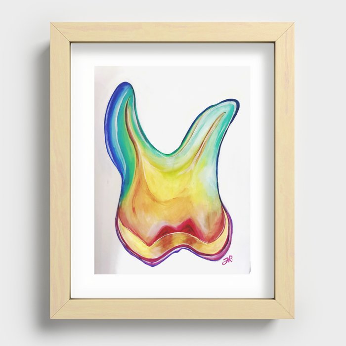 polarised tooth3 Recessed Framed Print