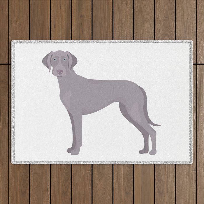 Weimaraner Outdoor Rug