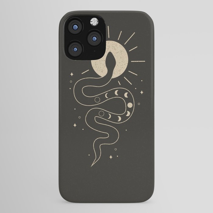 Snake Goddess - Moon Phases design iPhone Case