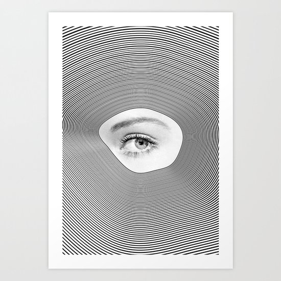 Is there anybody out there Art Print