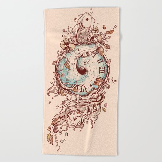 A Temporal Existence Beach Towel