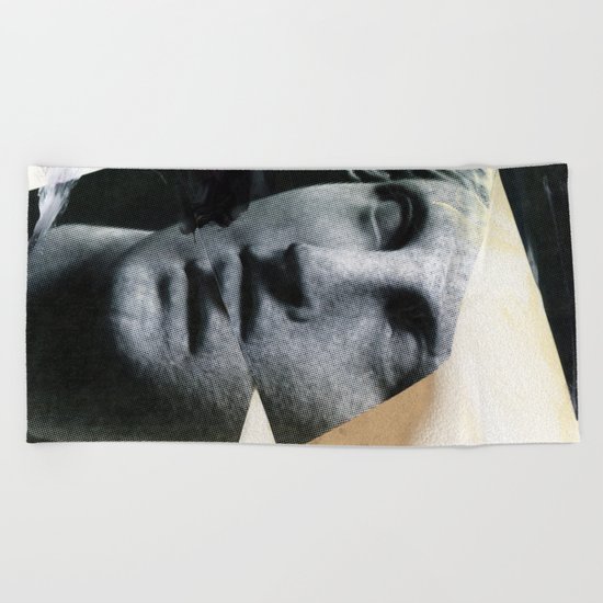 Untitled (Painted Composition 8) Beach Towel
