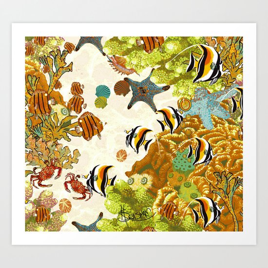 The Great Barrier Reef Art Print