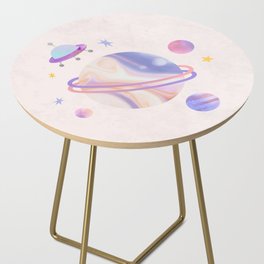 Galaxy Watercolor Side Table