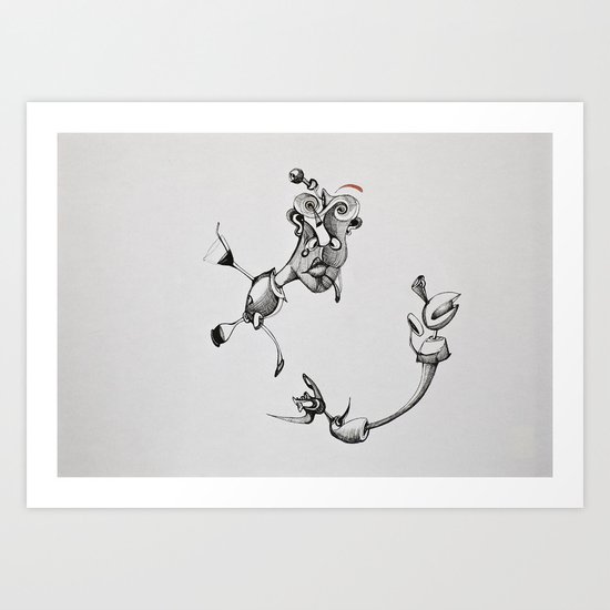 Play with Me Art Print