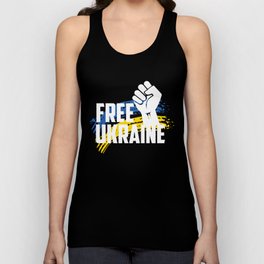 Free Ukraine Unisex Tank Top