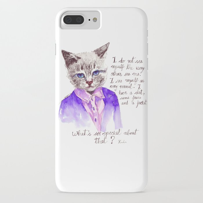 Fashion Mr Cat Karl Lagerfeld And Chanel Iphone Case By Smog Society6