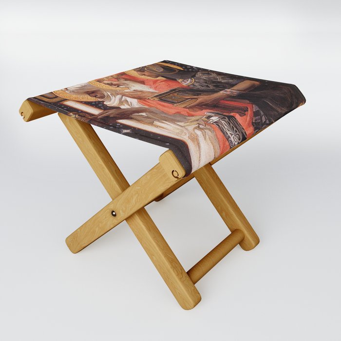 Three wise men vintage Folding Stool