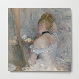 Woman at Her Toilette, 1875/80, Berthe Morisot Metal Print | Artlovers, Womantoilette, Impresionism, Painting, Oil, Art, Paris, Ballet, Artwork, Berthemorisot 