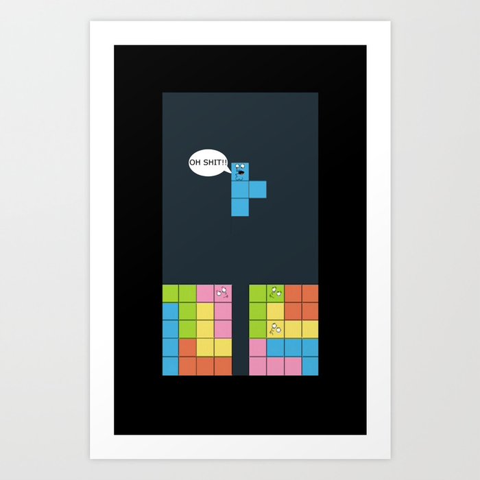 Tetris Art Print by sEndro