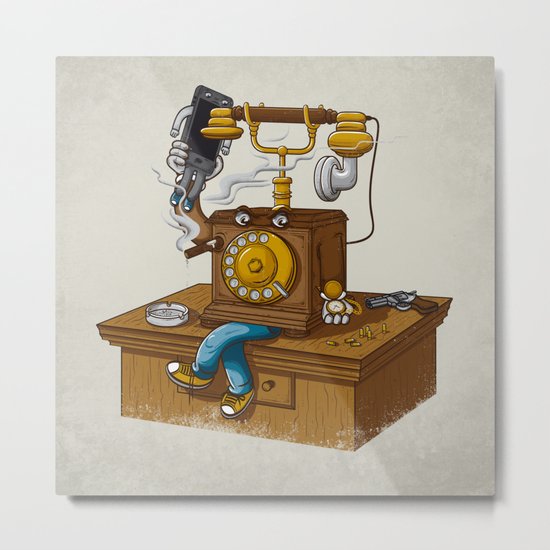 Criminal Business Metal Print