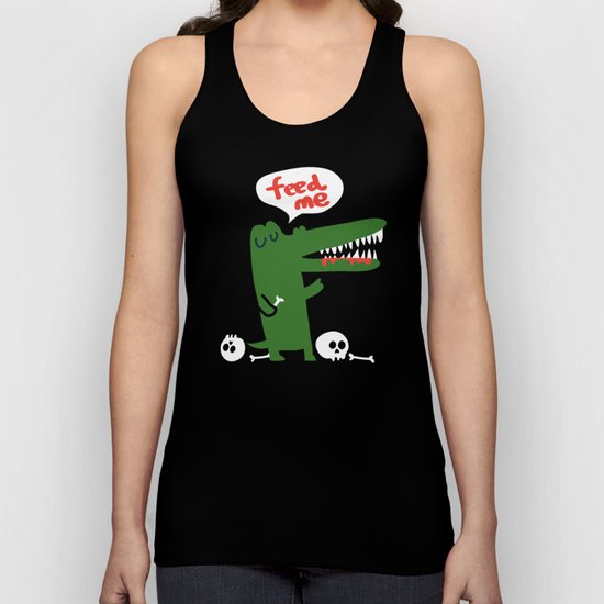 Hungry Hungry Alligator Unisex Tank Top