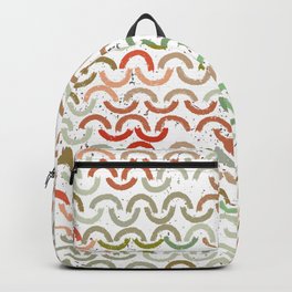 Neutral-toned brushstrokes arches Backpack | Basic, Boho, Arches, Nature, Vim, Bow, Verve, Gentle, Paint, Vigor 