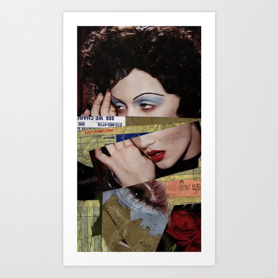 Model Mayhem Art Print