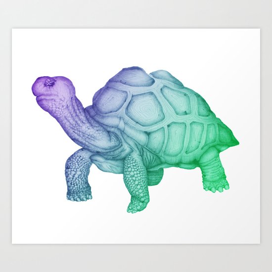 Ombre George Art Print