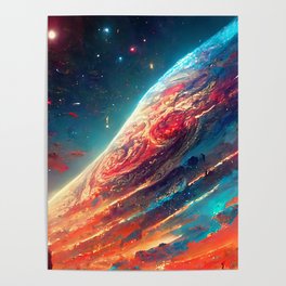 Tender Intricate Border Hive Of Colorful Poster