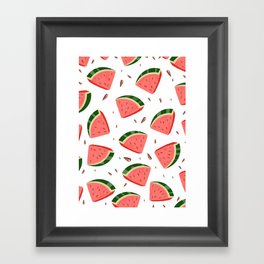 Water Melons Framed Art Print