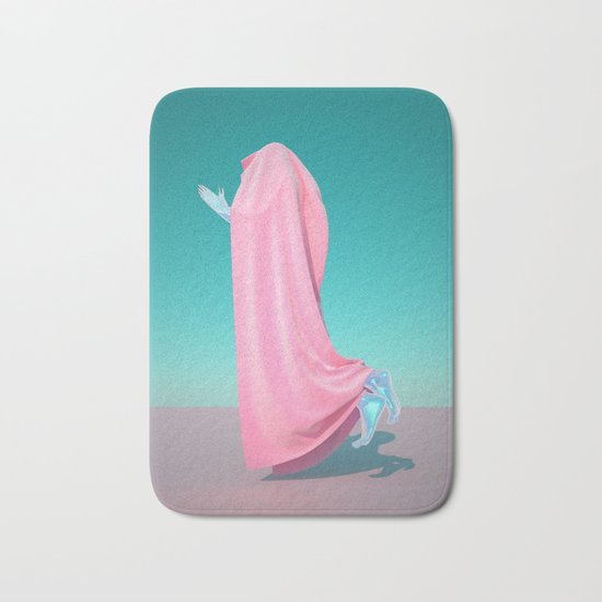 Pink Velvet Bath Mat